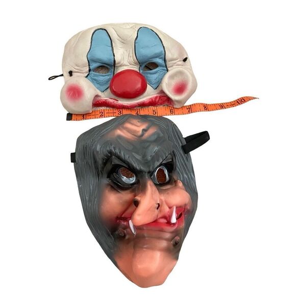 Nwt Lot of 3 Halloween Masks Makeup Dressup Cosplay Costume Horror - Picture 9 of 10